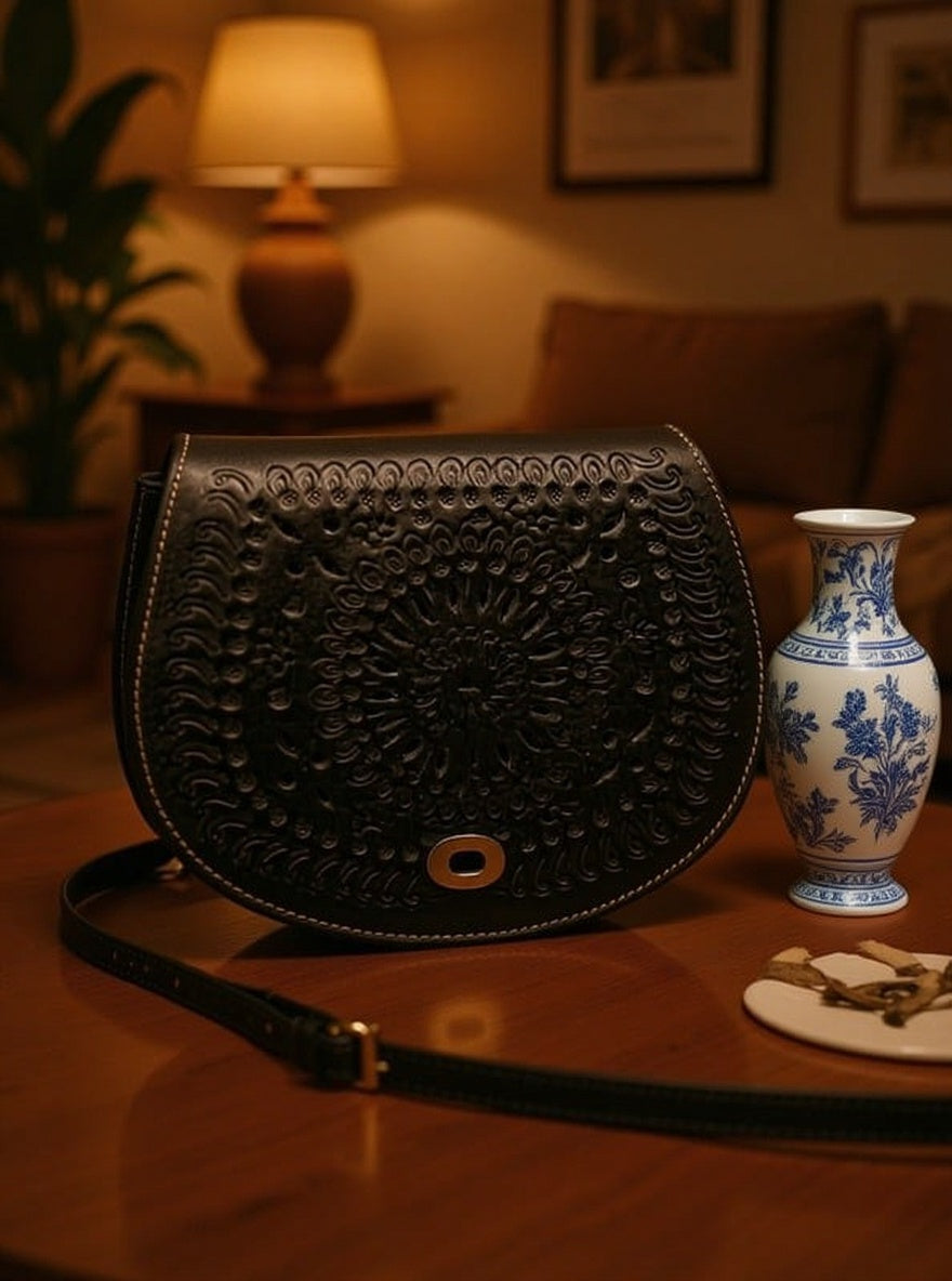 moroccan leather bag - MODE & MUSE
