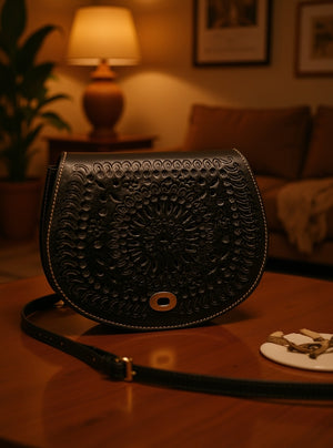 moroccan leather bag -  MODE & MUSE