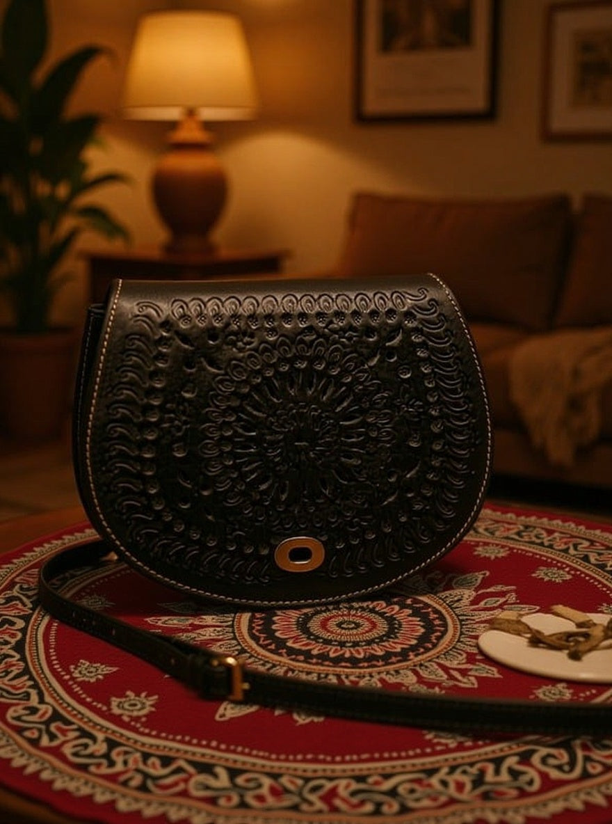 moroccan leather bag -  MODE & MUSE
