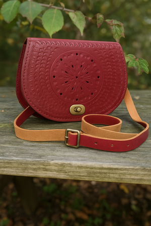 moroccan leather bag -  MODE & MUSE